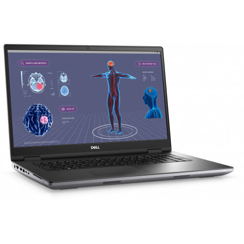 DELL Precision 7780 Mobile workstation 43.9 cm (17.3") Full HD Intel® Core™ i7 i7-13850HX 32 GB DDR5-SDRAM 1 TB SSD NVIDIA RTX 3500 Wi-Fi 6E (802.11ax) Windows 11 Pro Grey