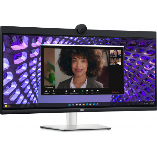 DELL P Series P3424WEB computer monitor 86.7 cm (34.1") 3440 x 1440 pixels 4K Ultra HD LCD Black