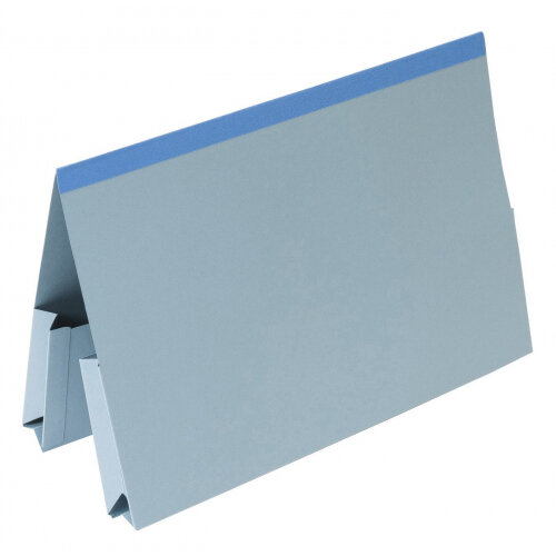 Exacompta Guildhall Reinforced Legal Double Pocket Wallet Blue Pack of 25 218-BLU