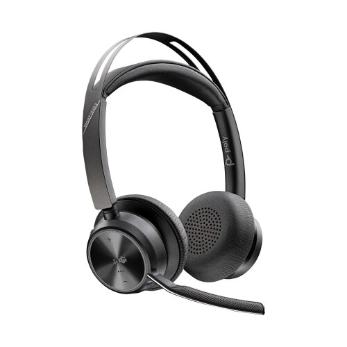 Poly Voyager Focus 2 Microsoft Teams Certified USB-C-C Headset +USB-C/A Adapter