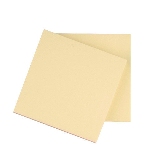 Q-Connect Repositionable Quick Sticky Note Cube 76x76mm 100 Sheets Yellow Pack 12 KF10502