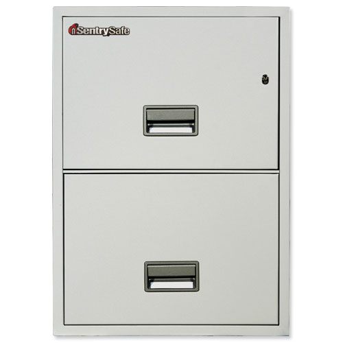 Sentry 2500 Filing 1hr Fire Safe 2 Drawers W498xD635xH701mm