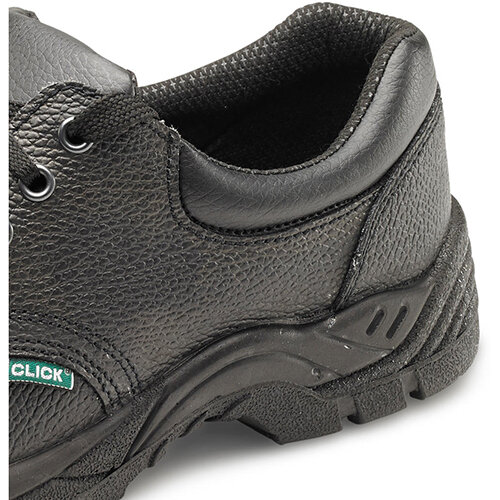 Click Footwear Economy Safety Shoes S1P PU/Leather Size 3 (36) Black