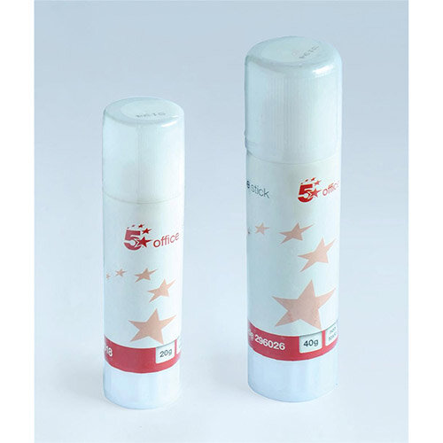 Large Glue Stick Non Toxic 40g Washable 5 Star Hunt Office UK