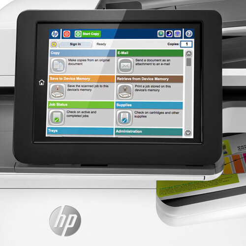 hp mfp 586dn
