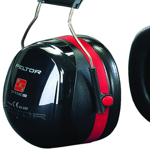 3M Ear Muff Defenders High Noise Level Reduction 30dB Black For Use In