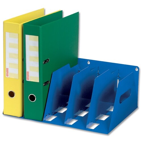 Rotadex Lever Arch Filing Rack Portable Blue Rigid Metal - Hunt Office UK