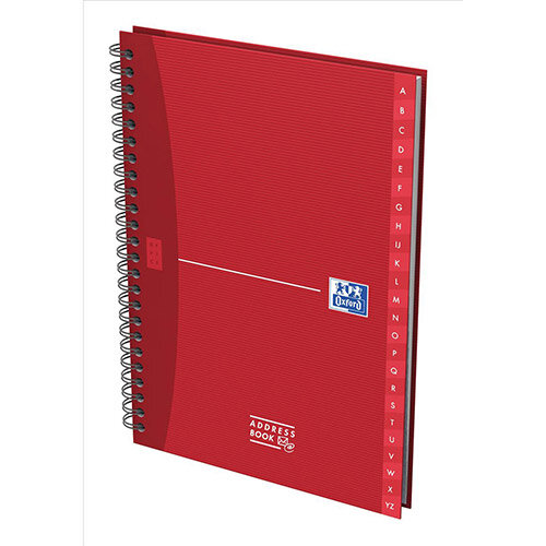 Office Address Book Wirebound A5 Hardback 144 Pages Oxford Hunt Office UK