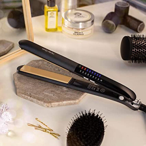 Nicky Clarke NSS043 Premium Hair Therapy Straighteners with 8 Heat