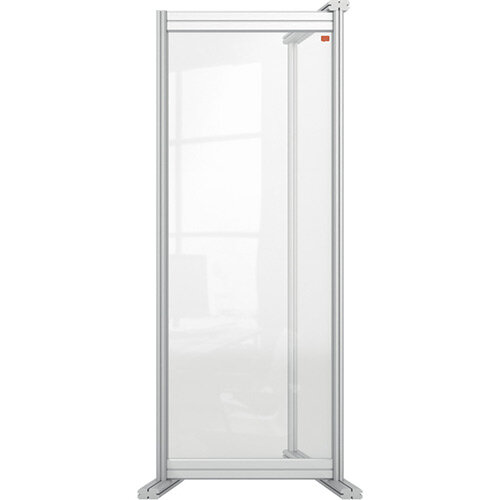 Nobo Premium Plus Clear Acrylic Protective Desk Divider Screen Modular System Extension