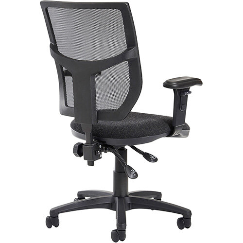 Altino 2 lever high mesh back operators chair with adjustable arms