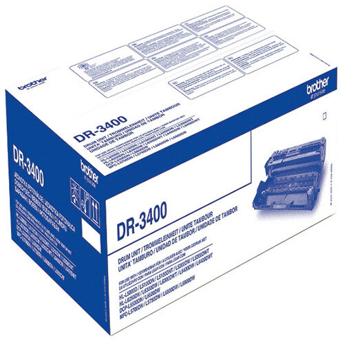 Brother DR-3400 Black Laser Drum Unit DR3400 - Hunt Office UK