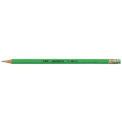 Bic Criterium Graphite Pencil HB Eraser Tip BOGOF 857603 Hunt Office UK