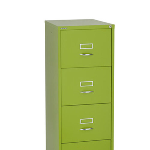 Bisley GLO BS4C Filing 4Drawer H1321mm Green BS4C Lime Hunt