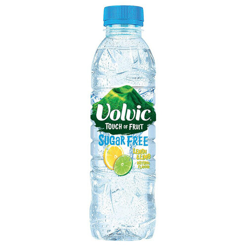 Volvic Natural Flavoured Mineral Water Touch of Fruit Lemon & Lime