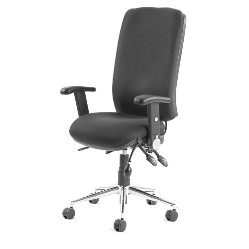Chiro High Back Task Operator Chair With Height Adjustable & Folding