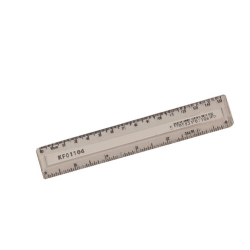Q-Connect Ruler 150mm Clear Pack of 10 KF01106Q - Hunt Office UK