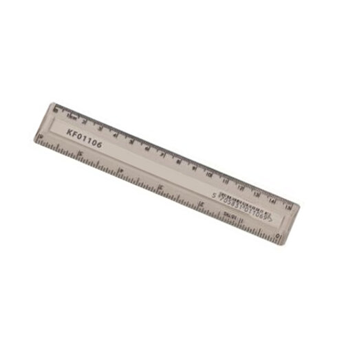 Q-Connect Ruler 150mm Clear Pack of 10 KF01106Q - Hunt Office UK