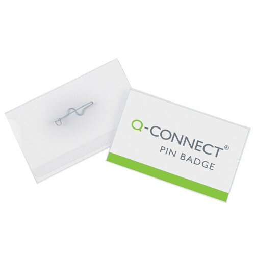 Q-Connect Pin Badge 40x75mm Pack of 100 KF01566 ...