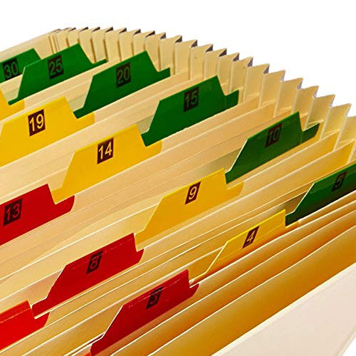 QConnect Expanding File 131 Pocket Mylar Hunt Office UK