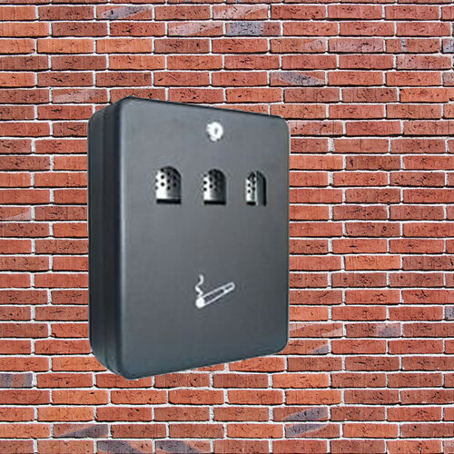 QConnect Black 2.7 Litre Ash Bin Pack of 1 KF04271 Hunt Office UK