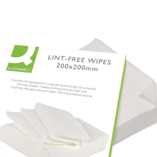 QConnect Lint Free Wipes 200 x 200mm Pack of 100 ALFW100QCA Hunt