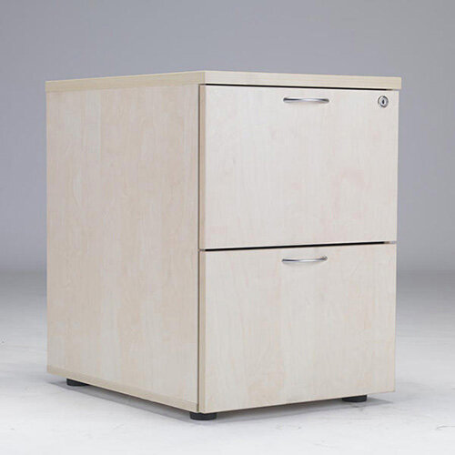 Jemini 2 Drawer Filing Cabinet Maple Kf71957 Huntoffice Co Uk