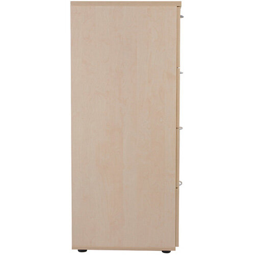 Wooden 4 Drawer Filing Cabinet Maple Jemini Kf71960 Huntoffice Co Uk