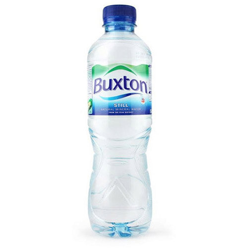 Buxton Natural Mineral Still Water Bottles 500ml Bottled Pack 24 Hunt 