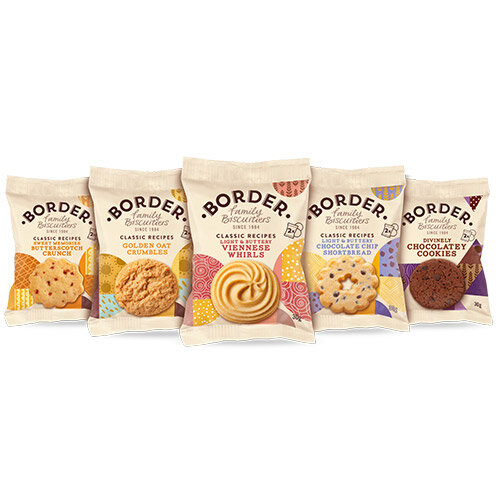 Border Biscuits Individually Wrapped in Two Biscuits (Pack of 48