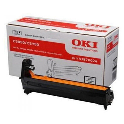 OKI 43870008 Black Image Drum Unit Hunt Office UK