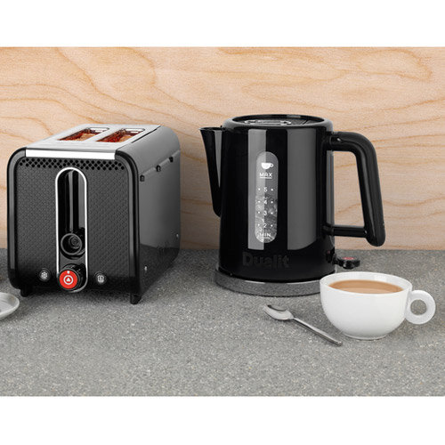 Dualit 1.5L Studio Cordless Jug Kettle Black DA7212 Hunt Office UK