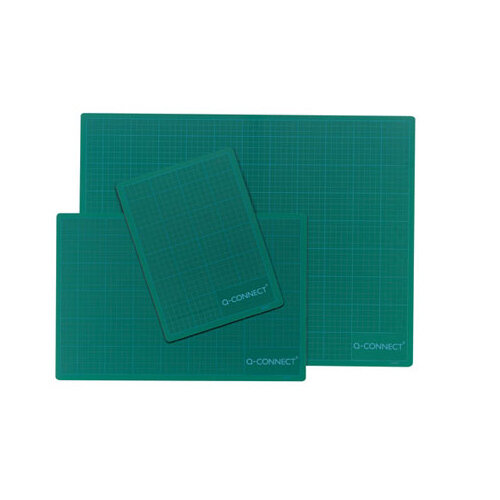 Tagliere Da Taglio Q CONNECT A2 Verde, 45x60 Cm, Superficie Protettiva Per Lavori Di Precisione, Per Ufficio E Hobby