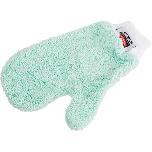 Rubbermaid Microfibre Dusting Mitt With Thumb Green Hunt Office UK