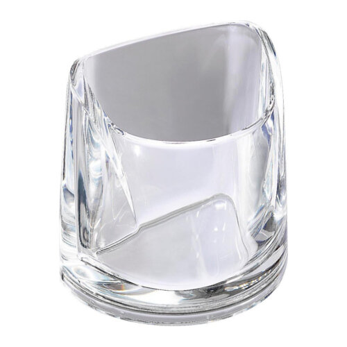 Pot à Crayons Transparent Rexel Nimbus – 7x10x11 Cm – Acrylique Résistant – Range Stylos, Crayons, Fournitures