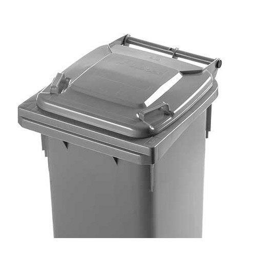 Wheelie Bin 120 Litre 2 Wheel Grey Suitable for general waste or