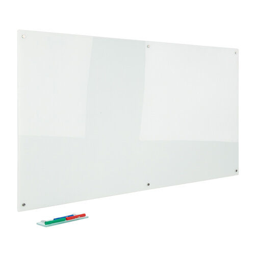 WriteOn Glass Whiteboard White H x W mm 900 x 600 Hunt