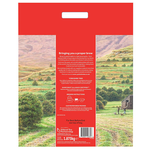 Yorkshire 1 Cup Tea Bags Pack Of 600 1108 Hunt Office Uk