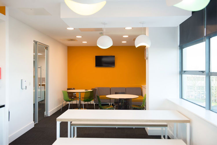 Amazon Phase 1 Canteen Fit out Hunt Office UK