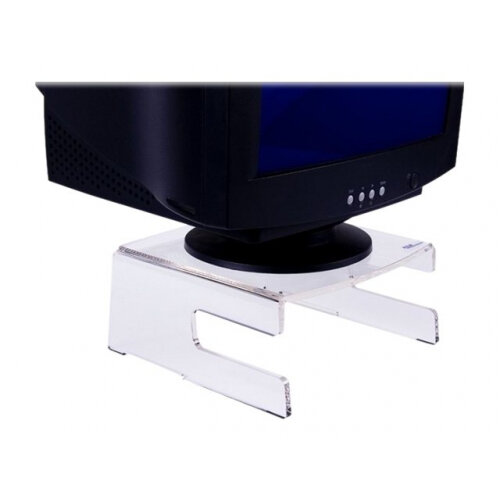 Neomounts by Newstar Transparent Monitor Stand (Clear Acrylic) Hunt