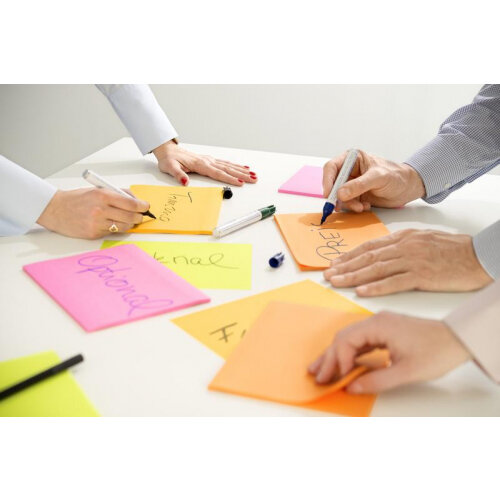 Sticky Notes 76X76 Pastel Cube *Meeco* - Park Avenue Stationers