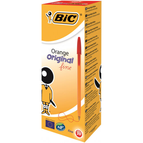 BIC Kugelschreiber M - 12 Stück Packung, Zuverlässige Schreibgeräte Für Schule & Büro