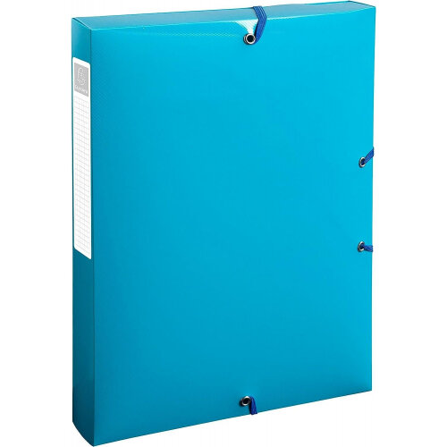 Exacompta Bee Blue Box File A4 Assorted Colours (Pack 8) - 59140E ...