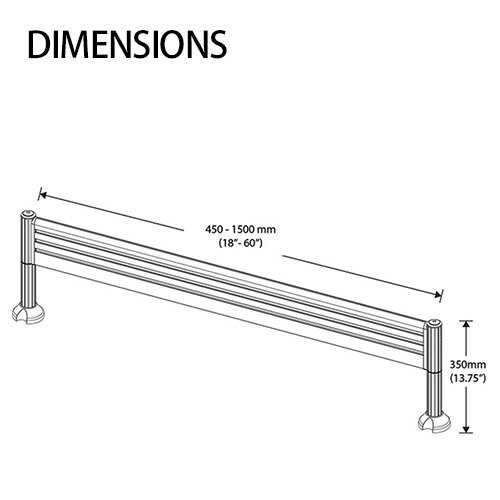 Humanscale Slatwall Access Rail Hunt Office UK