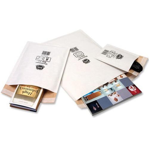 Jiffy Mailmiser Size 6 Protective Bubble Lined Envelopes 290x445mm White Pack of 50 Hunt Office UK