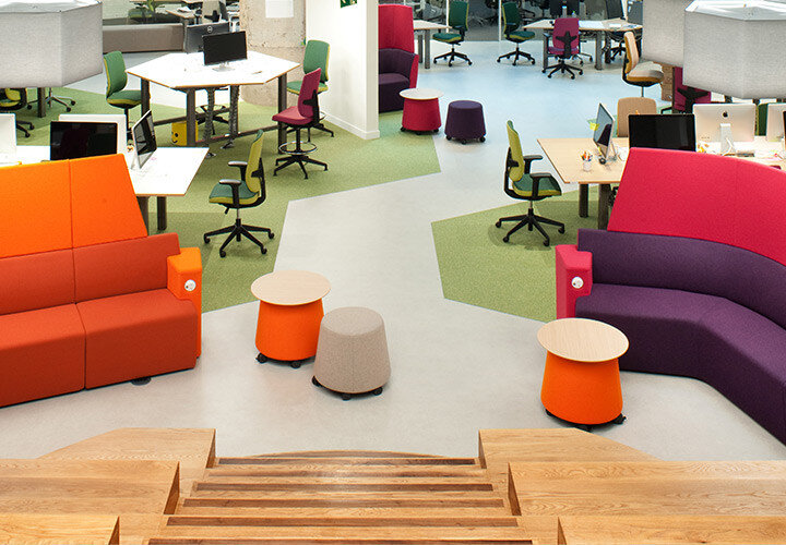 Orangebox Office Furniture Showroom in London Hunt Office UK