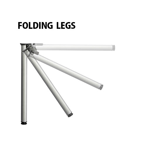 Trapezoidal Meeting Room Table Folding Legs Beech Jemini KF838577