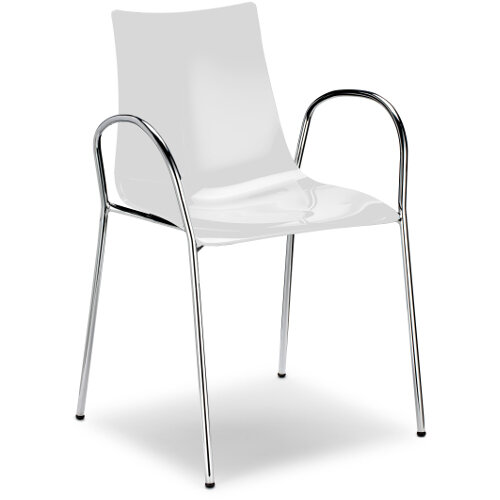 Zebra Antishock Canteen & Breakout Chrome Leg Chair With Arms Glossy