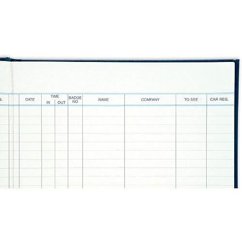 Guildhall Company Visitors Book for Office Receptions 160 Pages A4 Blue T253 Guildhall Company Visitors Book for Office Receptions 160 Pages A4 Blue T253