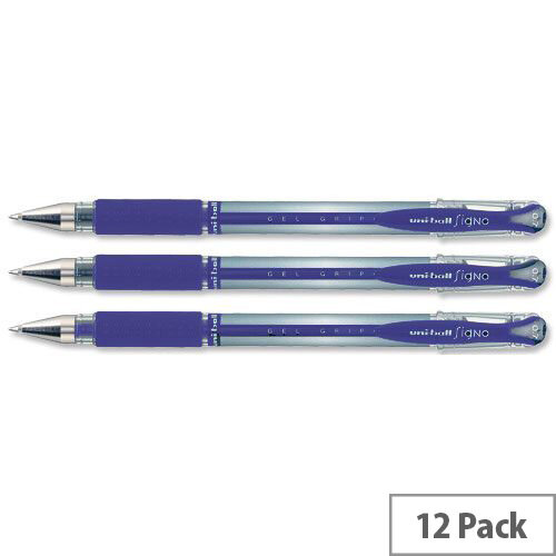 Uni-ball UM151S SigNo Gel Rollerball Comfort Blue UM151BLU Pack 12 Uni-ball UM151S SigNo Gel Rollerball Comfort Blue UM151BLU Pack 12